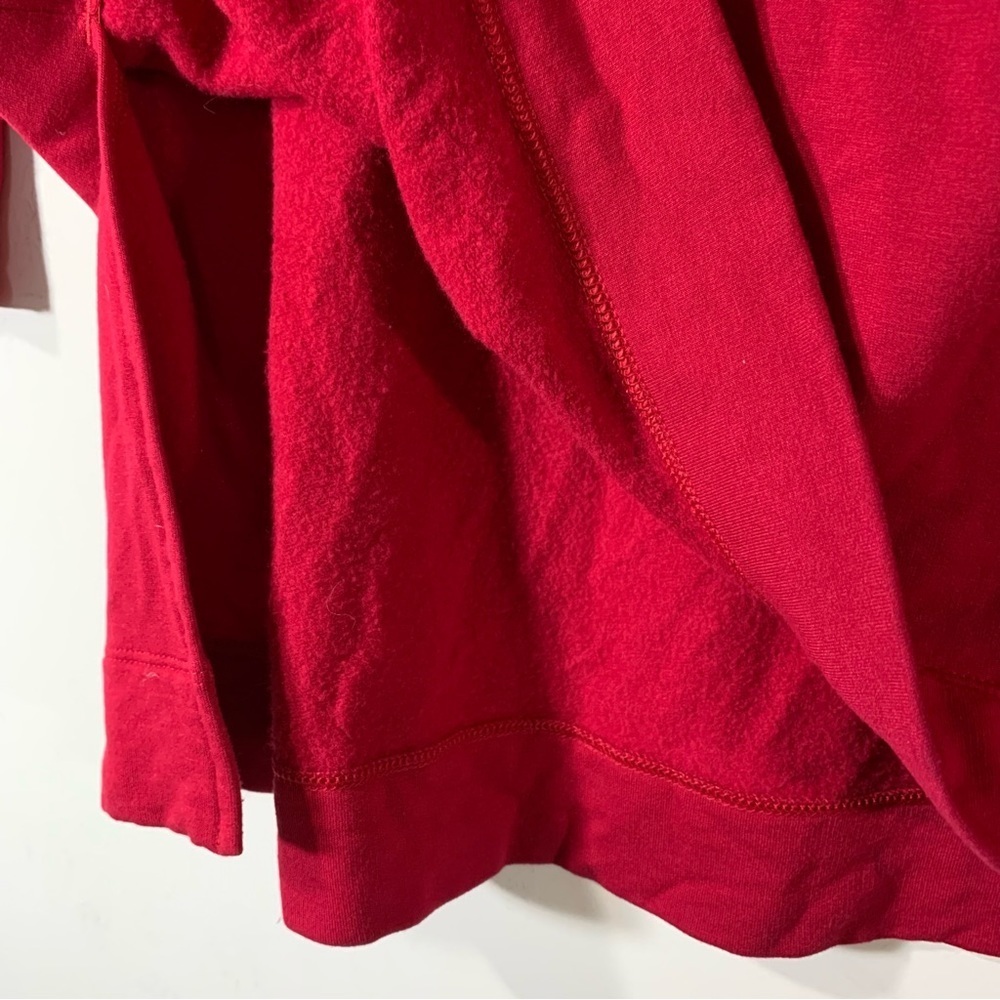 Chico's Zenergy Red Cozy Brushed Fleece Tunic - Picture 7 of 11